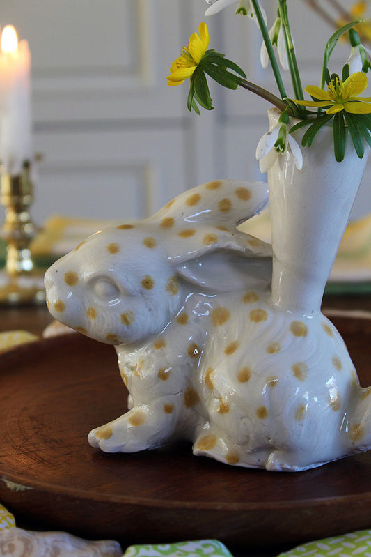 Rabbit Dotted Vase [Merle]