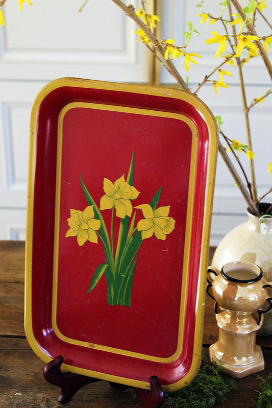 Daffodil Tray Red
