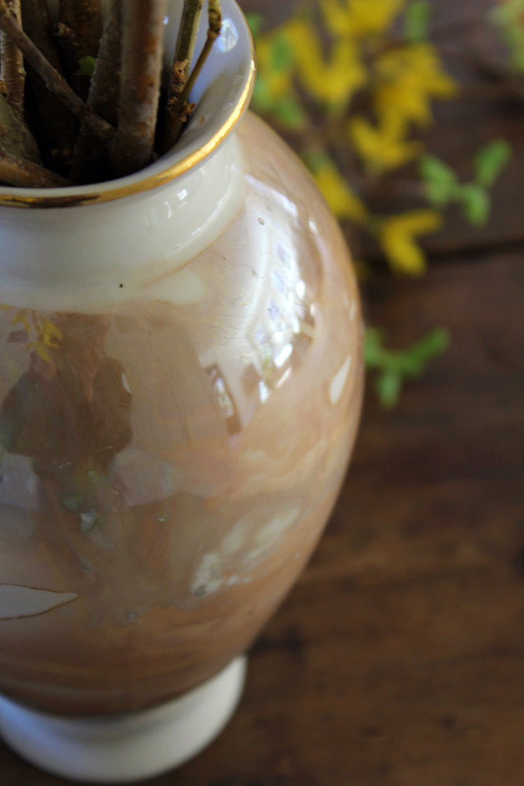 Swirled Lustre Vase
