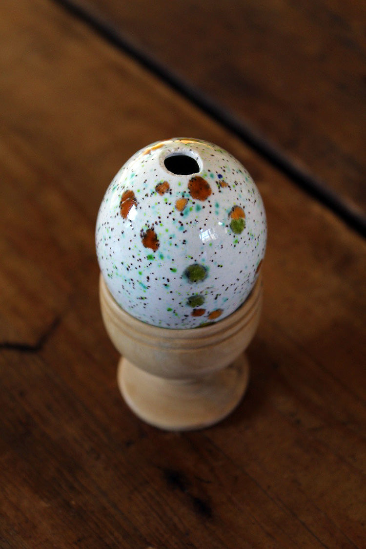 Ceramic Egg Vase